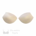 angled foam bra cups swimwear cups MA-48 beige from Bra-Makers Supply