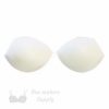 angled foam bra cups swimwear cups MA-50 white from Bra-Makers Supply