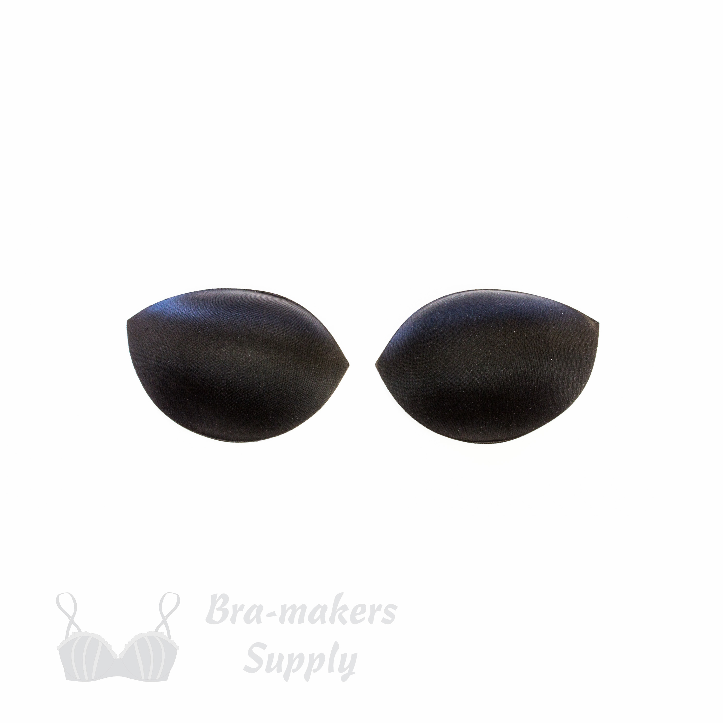 balconette foam bra cups swimwear cups MB-34 black from Bra-Makers Supply