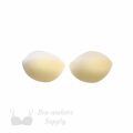 balconette foam bra cups swimwear cups MB-36 beige from Bra-Makers Supply