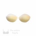 balconette foam bra cups swimwear cups MB-36 beige from Bra-Makers Supply