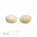 balconette foam bra cups swimwear cups MB-38 beige from Bra-Makers Supply