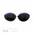 balconette foam bra cups swimwear cups MB-40 black from Bra-Makers Supply