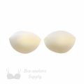 balconette foam bra cups swimwear cups MB-42 beige from Bra-Makers Supply