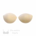 balconette foam bra cups swimwear cups MB-46 beige from Bra-Makers Supply