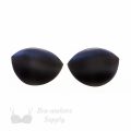 balconette foam bra cups swimwear cups MB-46 black from Bra-Makers Supply