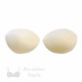 balconette foam bra cups swimwear cups MB-48 beige from Bra-Makers Supply