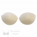 balconette foam bra cups swimwear cups MB-52 beige from Bra-Makers Supply