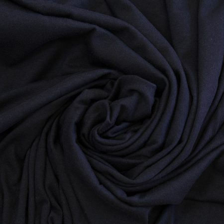 black cotton jersey fabric