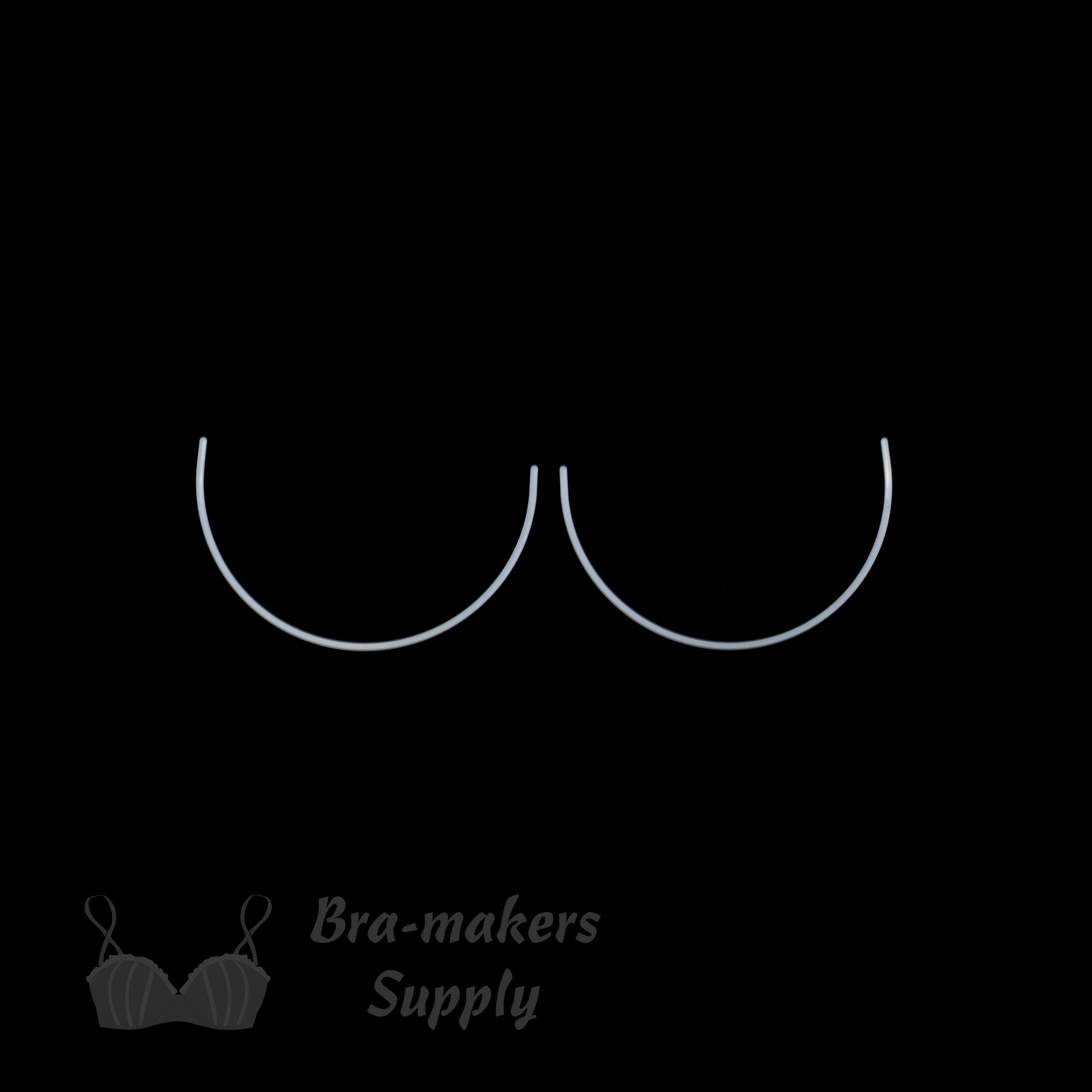 plastic underwire plastic bra underwires WP-42 from Bra-Makers Supply pair shown