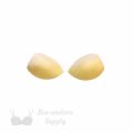 push-up angled foam bra cups swimwear cups MP-32 beige from Bra-Makers Supply