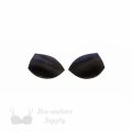 push-up angled foam bra cups swimwear cups MP-32 black from Bra-Makers Supply