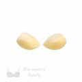 push-up angled foam bra cups swimwear cups MP-36 beige from Bra-Makers Supply