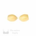 push-up angled foam bra cups swimwear cups MP-36 beige from Bra-Makers Supply inside shown