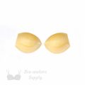 push-up angled foam bra cups swimwear cups MP-38 beige from Bra-Makers Supply inside shown