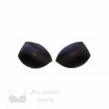 push-up angled foam bra cups swimwear cups MP-38 black from Bra-Makers Supply