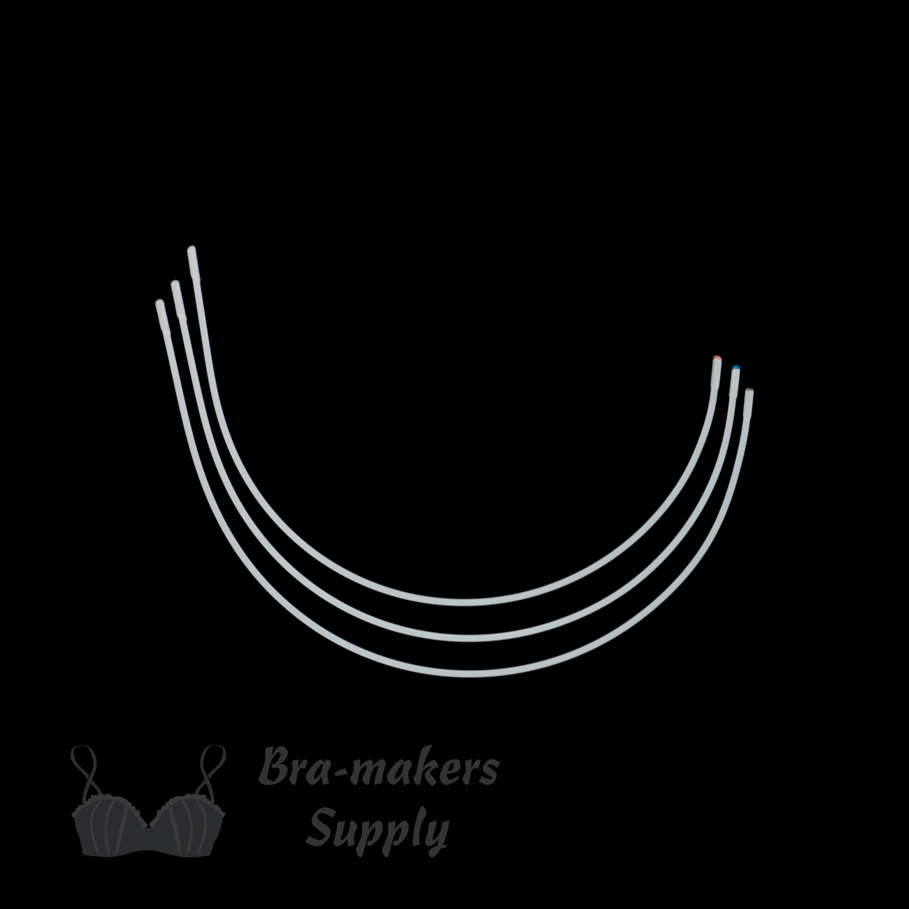 regular underwire metal bra underwire WR-3-50 from Bra-Makers Supply set of 3 shown