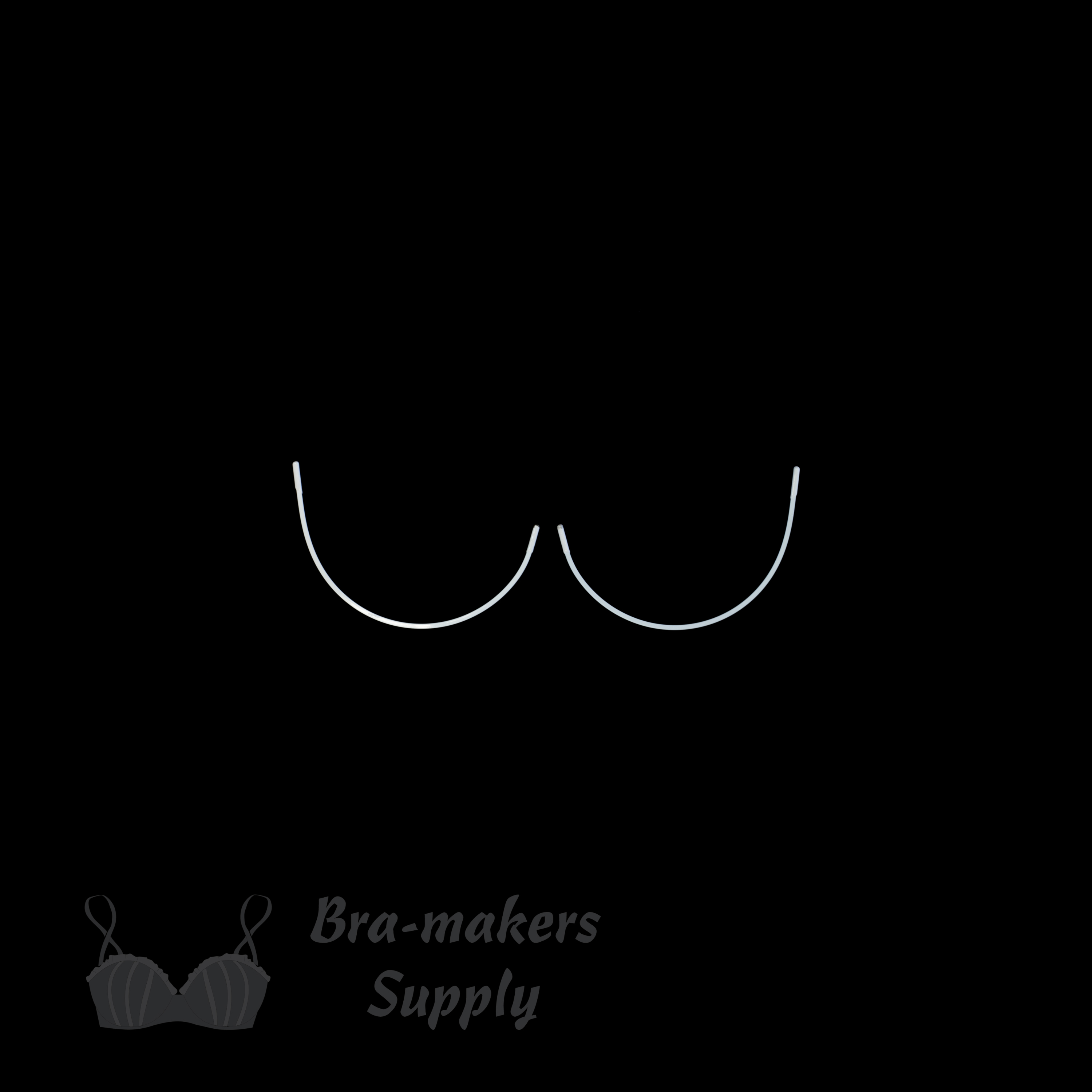 regular underwire metal bra underwire WR-32 from Bra-Makers Supply pair shown