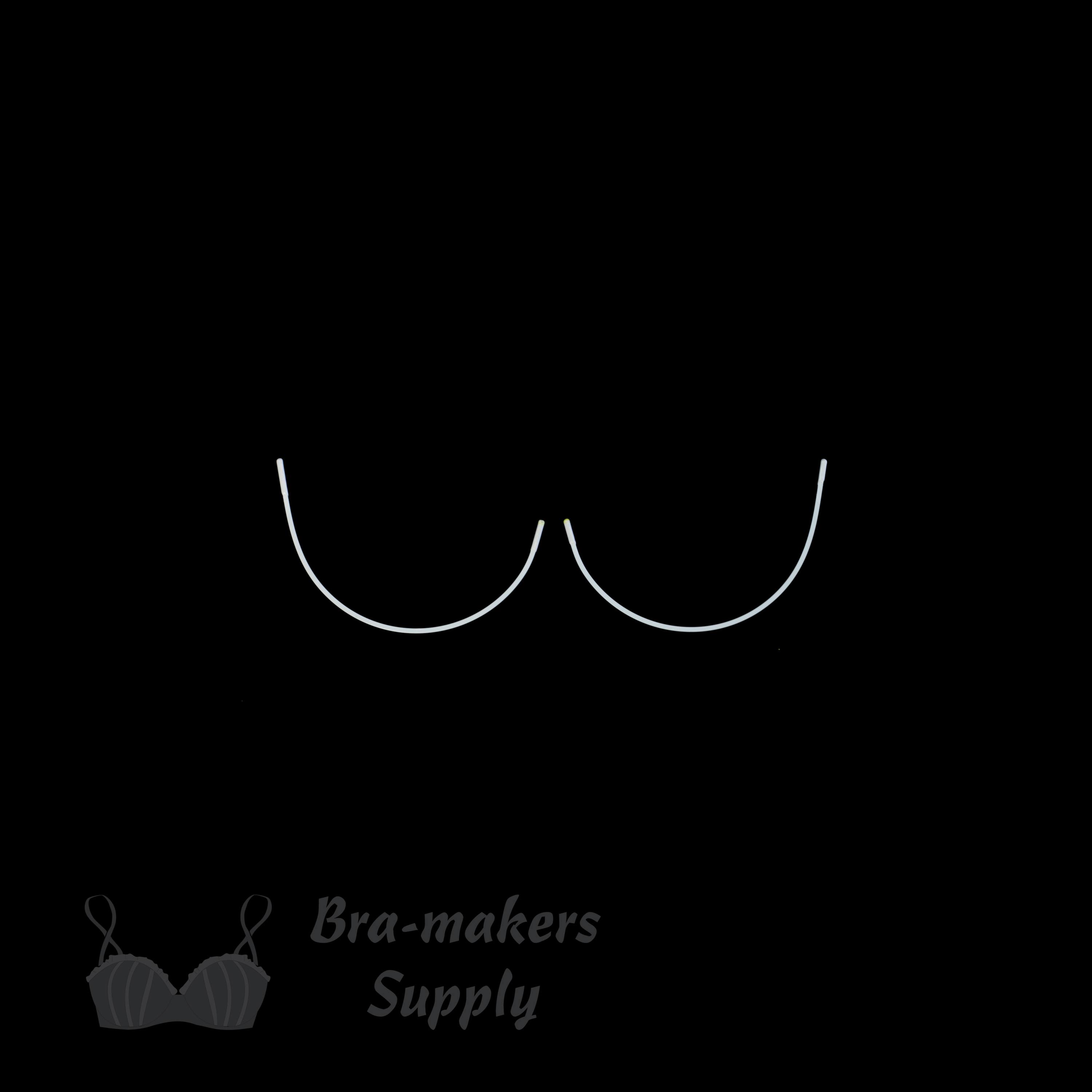 regular underwire metal bra underwire WR-34 from Bra-Makers Supply pair shown