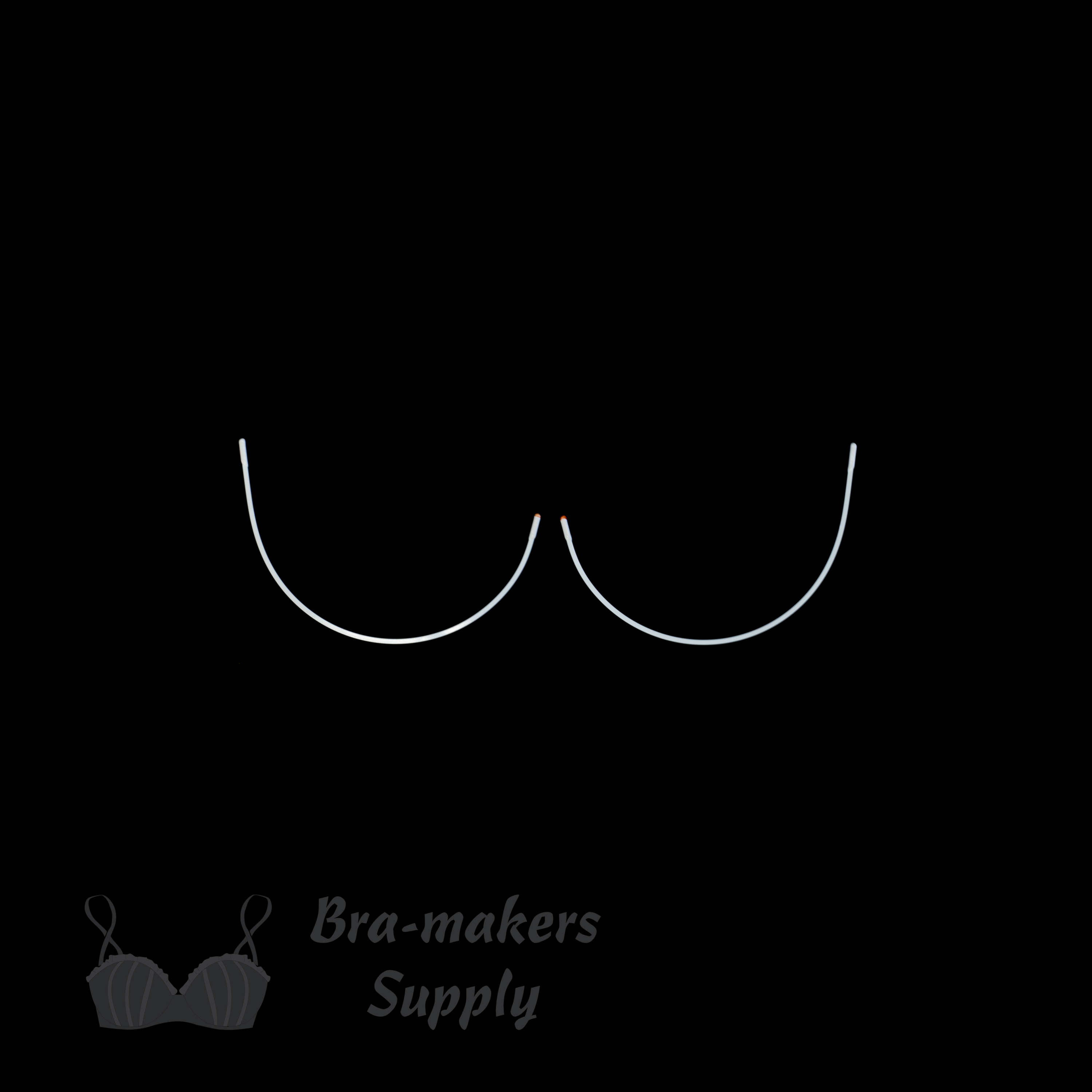 regular underwire metal bra underwire WR-38 from Bra-Makers Supply pair shown