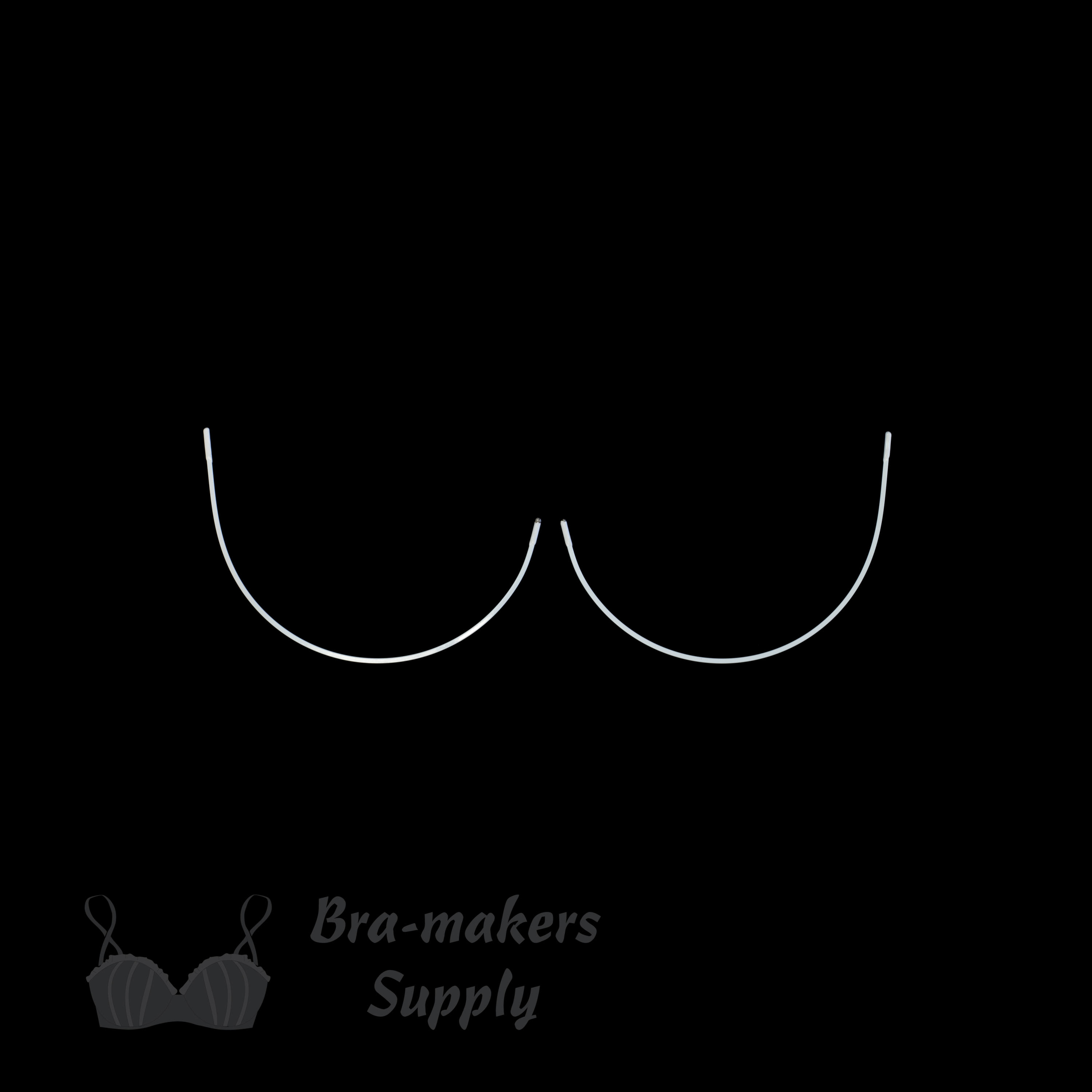 regular underwire metal bra underwire WR-42 from Bra-Makers Supply pair shown