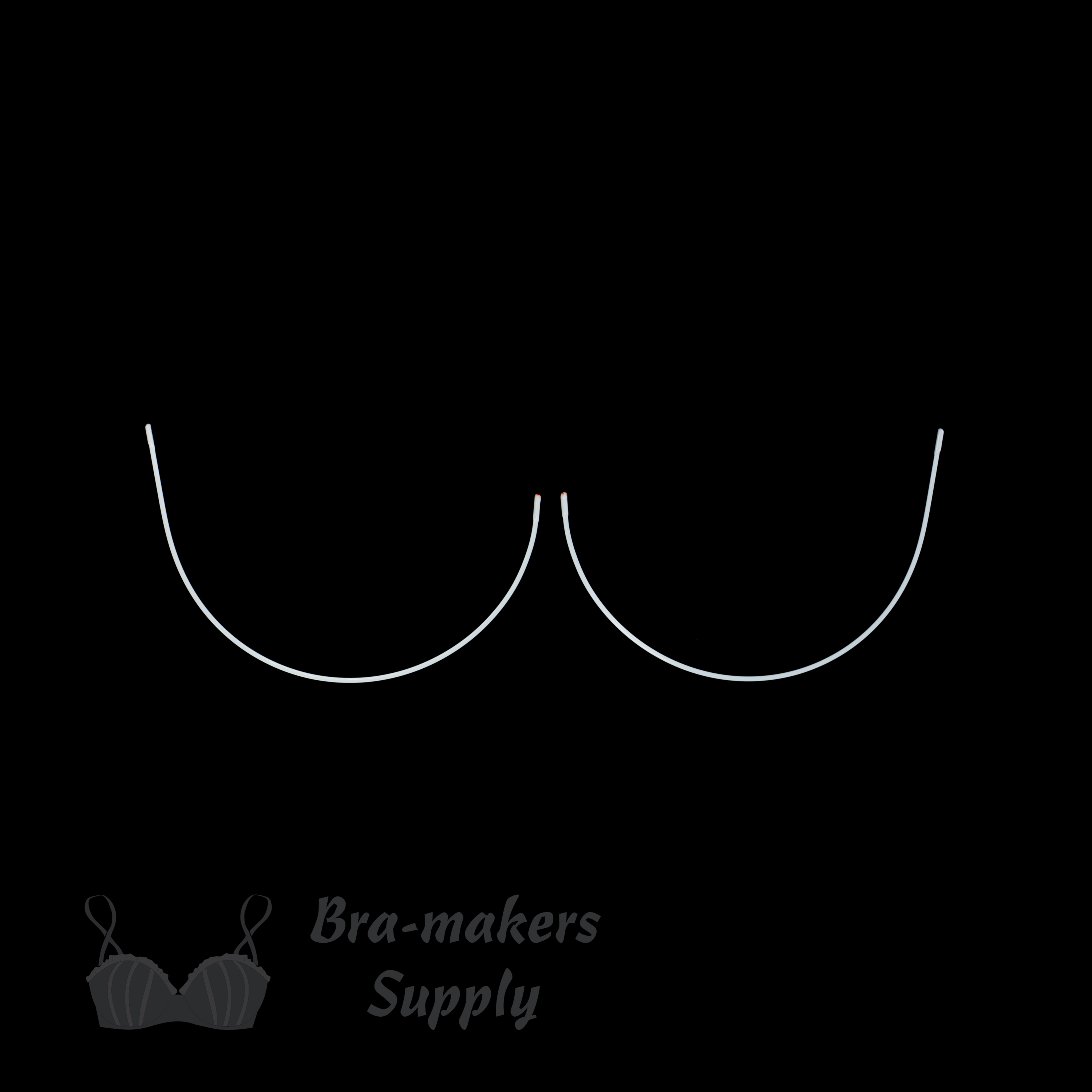 regular underwire metal bra underwire WR-48 from Bra-Makers Supply pair shown