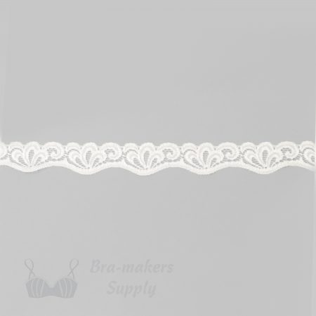 rigid laces - 1 inch - 2.5 cm one inch ivory swirl rigid lace trim LT-15 16 from Bra-Makers Supply