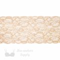 rigid laces - 5 inch - 13 cm five inch beige white floral rigid lace LT-52 81 from Bra-Makers Supply