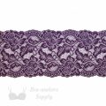 rigid laces - 5 inch - 13 cm five inch grape floral rigid lace LT-52 56 from Bra-Makers Supply