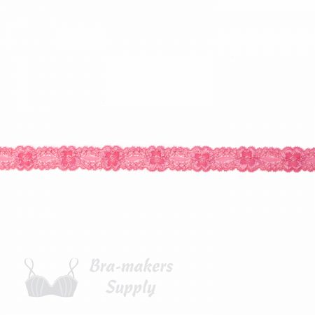 Pink Floral Ribbon with Lace Edge Made in France (1/2 wide) – Prism  Fabrics & Crafts