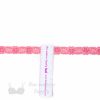 stretch laces - 1 inch - 2.5 cm one inch rose floral stretch lace edge LS-10 430 from Bra-Makers Supply ruler shown