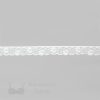 stretch laces - 1 inch - 2.5 cm one inch silver white floral stretch lace edge LS-12 1599 from Bra-Makers Supply