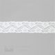 stretch laces - 2 inch - 5 cm two inch off-white floral stretch lace LS-25 150 from Bra-Makers Supply