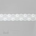 stretch laces - 2 inch - 5 cm two inch silver off-white floral stretch lace LS-22 1599 720 from Bra-Makers Supply