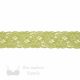 stretch laces - 3 inch - 7 cm three inch spring green floral stretch lace LS-30 740 from Bra-Makers Supply