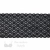 stretch laces - 5 inch - 13 cm five inch black lattice stretch lace LS-60 982 from Bra-Makers Supply