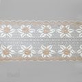 stretch laces - 5 inch - 13 cm five inch ivory copper floral stretch lace LS-63 1529 from Bra-Makers Supply