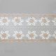 stretch laces - 5 inch - 13 cm five inch ivory copper floral stretch lace LS-63 1529 from Bra-Makers Supply