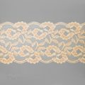 stretch laces - 5 inch - 13 cm five inch peach dark peach floral stretch lace LS-63 3632 from Bra-Makers Supply