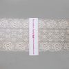 stretch laces - 5 inch - 13 cm five inch pink floral scalloped stretch lace LS-60 402 from Bra-Makers Supply ruler shown
