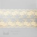 stretch laces - 6 inch - 15 cm six inch peach floral scalloped stretch lace LS-60 36 from Bra-Makers Supply