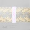 stretch laces - 6 inch - 15 cm six inch peach floral scalloped stretch lace LS-60 36 from Bra-Makers Supply ruler shown