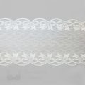 stretch laces - 6 inch - 15 cm six inch pearl bows stretch lace LS-60 167 from Bra-Makers Supply