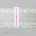 stretch laces - 6 inch - 15 cm six inch pearl bows stretch lace LS-60 167 from Bra-Makers Supply ruler shown