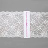 stretch laces - 6 inch - 15 cm six inch pink shell pink floral stretch lace LS-63 3440 from Bra-Makers Supply
