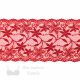 stretch laces - 6 inch - 15 cm six inch red floral stretch lace LS-60 470 from Bra-Makers Supply