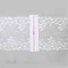 stretch laces - 6 inch - 15 cm six inch white floral scalloped stretch lace LS-60 102 from Bra-Makers Supply ruler shown