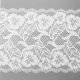 stretch laces - 7 inch 17 cm and over nine inch white floral stretch lace LS-80 15 from Bra-Makers Supply Hamilton