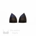 triangle foam bra cups swimwear cups MT-12 black from Bra-Makers Supply