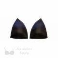 triangle foam bra cups swimwear cups MT-24 black from Bra-Makers Supply